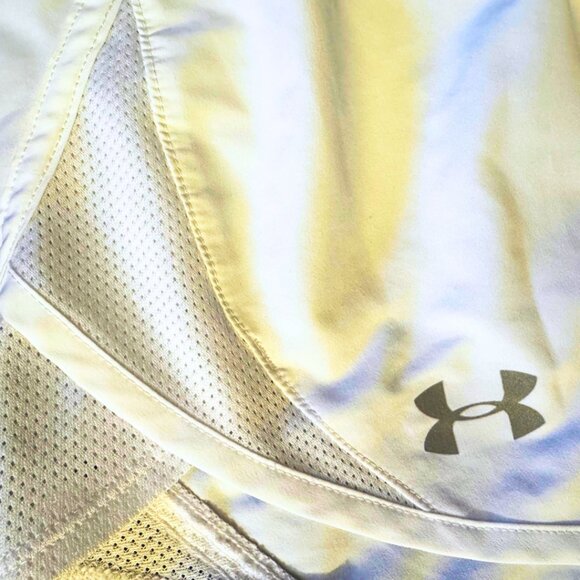 Under Armour White Running Shorts – Built-In Liner, Mesh Sides - Size XS - Picture 3 of 3